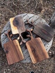 Aksoy Woods El Yapımı Ceviz Kesme Tahtası Ağaç - Güney Outdoor