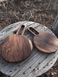 Aksoy Woods El Yapımı Ceviz Kesme Tahtası Daire - Güney Outdoor