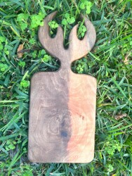 Aksoy Woods El Yapımı Ceviz Kesme Tahtası Geyik - Güney Outdoor