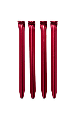 Alpinist Alüminyum Çadır Kazığı 16cm Kırmızı - Alpinist
