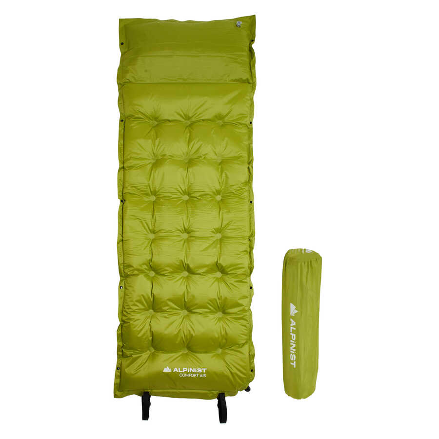 Alpinist Comfort Air Şişme Mat Yeşil