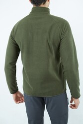 Alpinist Gamma Yarım Fermuarlı Erkek Polar Haki - 3