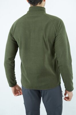 Alpinist Gamma Yarım Fermuarlı Erkek Polar Haki - 3