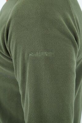 Alpinist Gamma Yarım Fermuarlı Erkek Polar Haki - 5