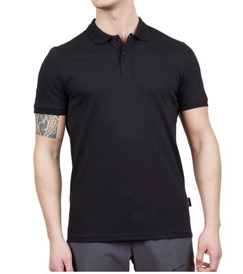 Alpinist Stratus Erkek Polo T-shirt Siyah