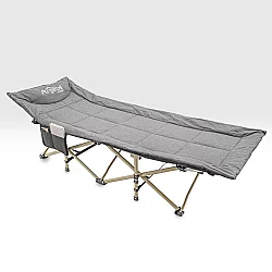 Argeus Haven Katlanır Kamp Yatağı Kampet Gri 185x70 - 1