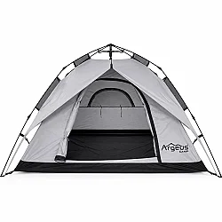 Argeus Infinity 3 Kişilik Otomatik Kurulum Kamp Çadırı Gri 200x200x130cm - 3