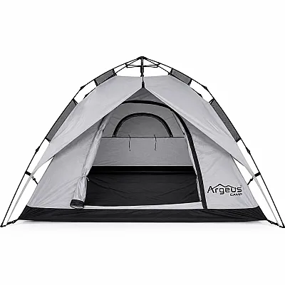 Argeus Infinity 3 Kişilik Otomatik Kurulum Kamp Çadırı Gri 200x200x130cm - 3