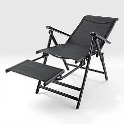 Argeus Recline Sırt Ayarlı Katlanabilir Kamp Sandalyesi 8 Kademeli Ayakl Uzatmalı - 3