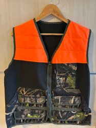 Asil 104 Av Yeleği Turuncu Omuzlu - ASİL