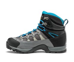 Asolo Stynger GoreTex Kadın Trekking Botu Gri/Mavi - Thumbnail