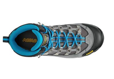 Asolo Stynger GoreTex Kadın Trekking Botu Gri/Mavi - 7