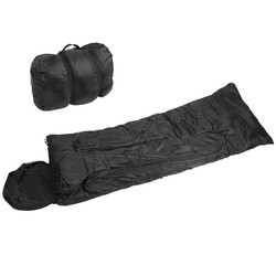 Güney Outdoor - Battaniye Tipi Askeri Kışlık Uyku Tulumu Siyah -20