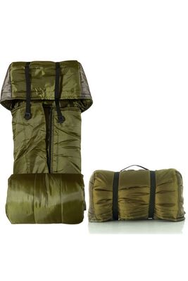 Battaniye Tipi Kışlık Uyku Tulumu Haki -15