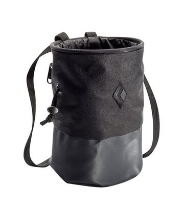 Black Diamond Mojo Zip Chalk Bag Magnezyum Çantası Siyah S/M - 1