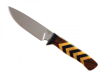 Buck 197 Yellow Jacket Le Demir Ağacı Saplı Koleksiyon Bıçak - 1