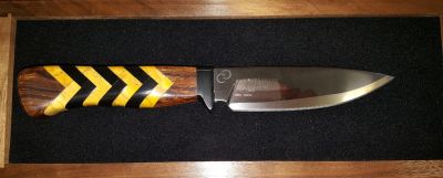 Buck 197 Yellow Jacket Le Demir Ağacı Saplı Koleksiyon Bıçak