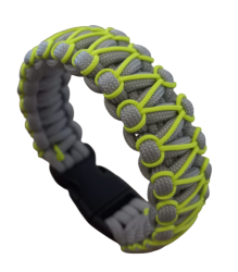 By Paracord Bileklik Erkek Gri Yeşil 1 - Byparacord