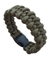 By Paracord Bileklik Erkek Haki 1 - Byparacord
