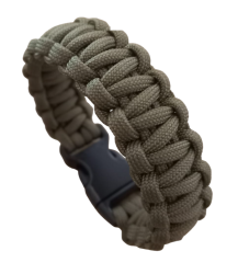 By Paracord Bileklik Erkek Haki 4 - Byparacord