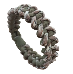 By Paracord Bileklik Erkek Haki Kahve - 1