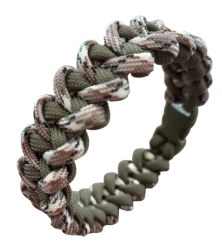 By Paracord Bileklik Erkek Haki Kahve - 2