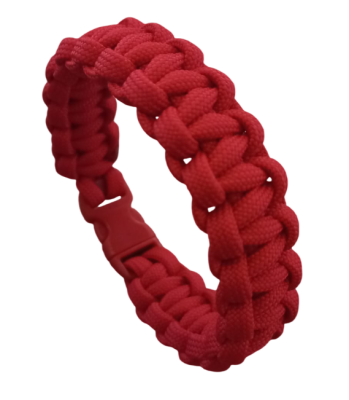 By Paracord Bileklik Erkek Kırmızı - 2