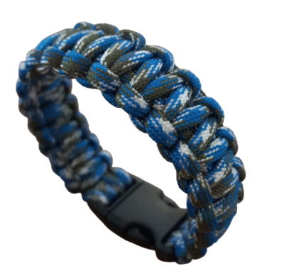 By Paracord Bileklik Erkek Mavi 1 - 1
