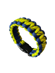 By Paracord Bileklik Erkek Mavi Sarı 1 - Byparacord