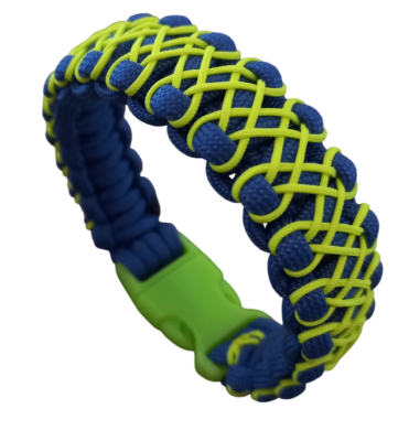 By Paracord Bileklik Erkek Mavi Yeşil 2 - 1