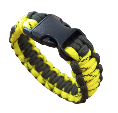 By Paracord Bileklik Erkek Sarı Siyah1 - 2