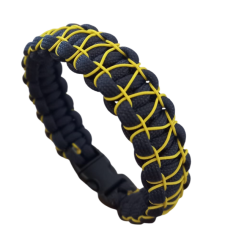 By Paracord Bileklik Erkek Siyah 2 - Byparacord