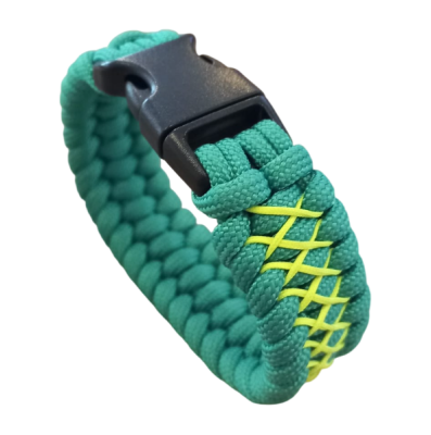 By Paracord Bileklik Erkek Yeşil - 2
