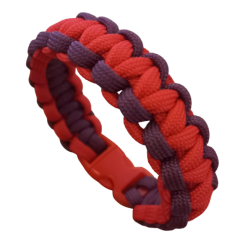 By Paracord Bileklik Kadın Kırmızı 1 - Byparacord