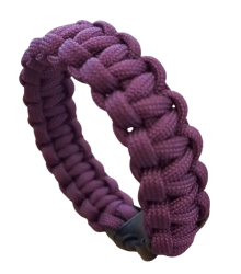 By Paracord Bileklik Kadın Mürdüm 1 - Byparacord