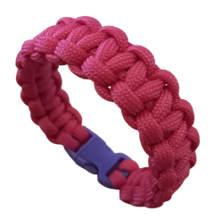 By Paracord Bileklik Kadın Pembe 1 - Byparacord