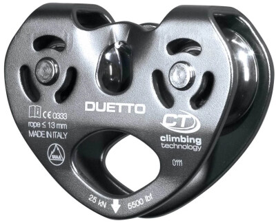 Climbing Technology Duetto Çiftli Makara 25KN 13MM - Climbing Technology