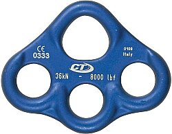 Climbing Technology L637 3 Delikli Dağıtım Plakası 36Kn Mavi - Climbing Technology