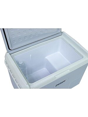 Desdy Kompresörlü Oto Buzdolabı Gri 50Litre Tekerlekli Çift Bölmeli - 4