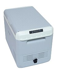 Desdy Kompresörlü Oto Buzdolabı Gri 50Litre Tekerlekli Çift Bölmeli - 5