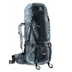 Deuter Aircontact 55+10 Sirt Cantasi Siyah Graphit - Thumbnail