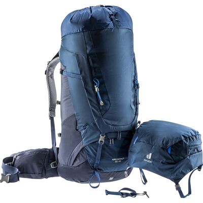 Deuter Aircontact 65+10 Kamp Sırt Çantası Lacivert - 1
