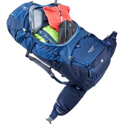 Deuter Aircontact 65+10 Kamp Sırt Çantası Lacivert - Thumbnail