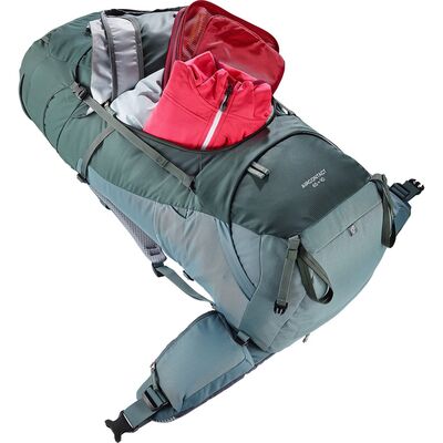 Deuter Aircontact 65+10 Sırt Çantası Ivy-Teal - 4