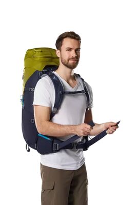 Deuter Aircontact Lite 40+10 Yürüyüş Sırt Çantası Moss Navy - 3