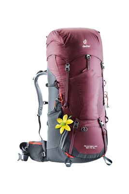 Deuter Aircontact Lite 60 +10 SL Kadın Sırt Çantası Maron Graphite - 1