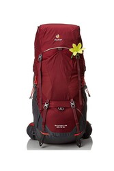 Deuter Aircontact Lite 60 +10 SL Kadın Sırt Çantası Maron Graphite - Thumbnail