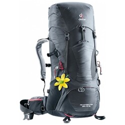 Deuter Aircontact Lite 45+10 SL Kadın Sırt Çantası Siyah - Thumbnail