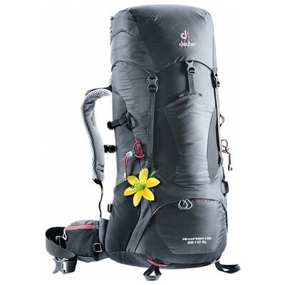 Deuter Aircontact Lite 45+10 SL Kadın Sırt Çantası Siyah - 1