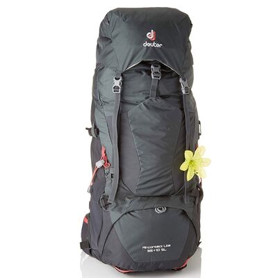 Deuter Aircontact Lite 45+10 SL Kadın Sırt Çantası Siyah